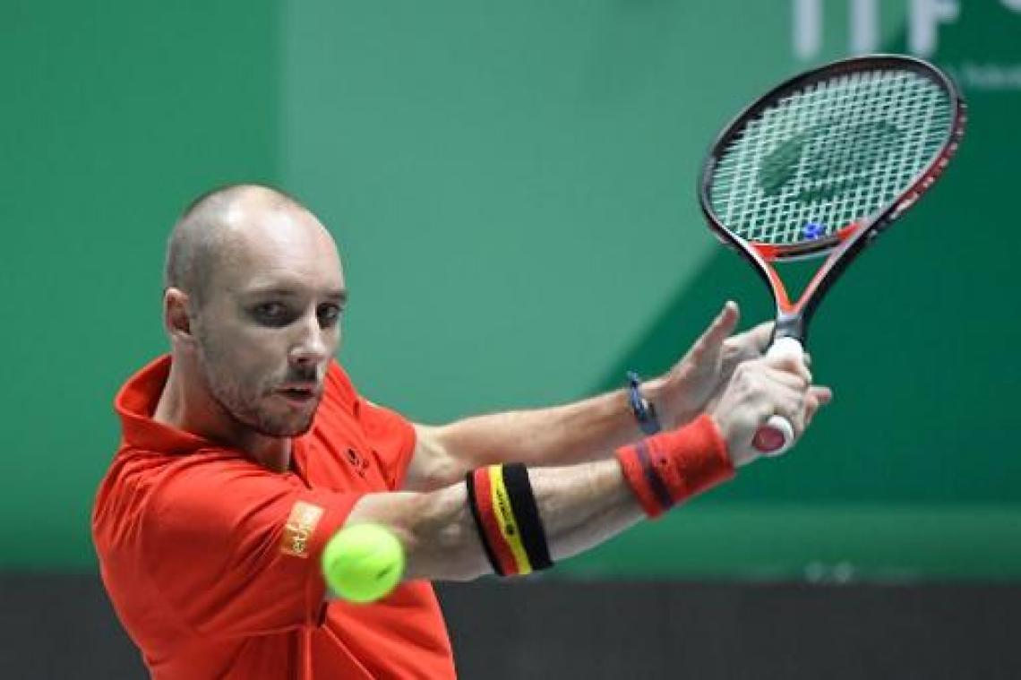 Davis Cup: Darcis klopt Giraldo vlot en brengt België tegen Colombia op voorsprong