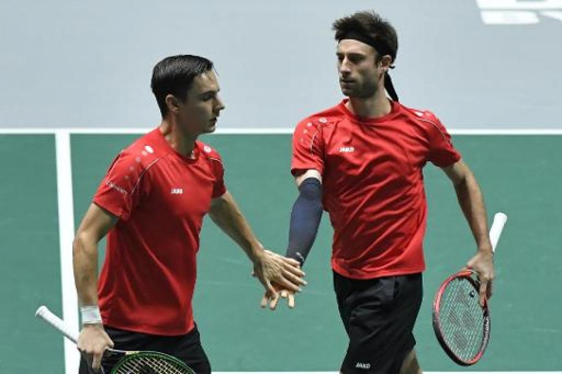 Davis Cup - Joran Vliegen en Sander Gillé op zucht van stunt tegen 's werelds beste dubbelpaar