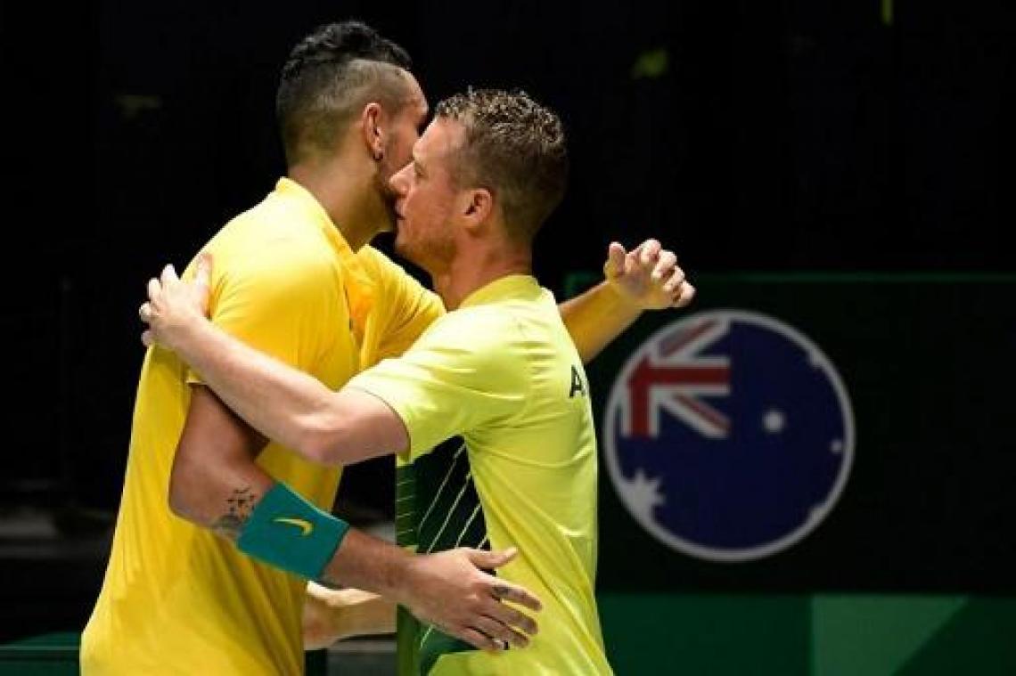 Davis Cup - Australië rekent in twee enkelspelen af met Colombia