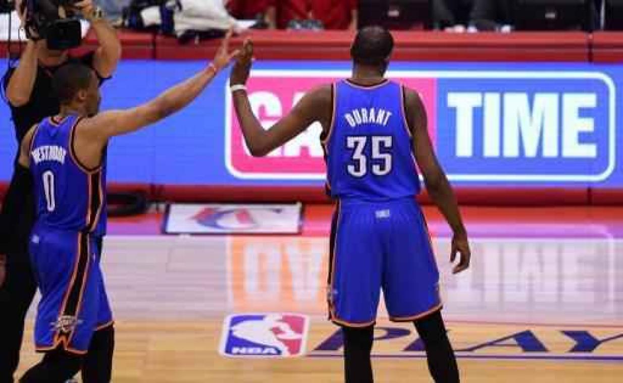 Oklahoma City stoot door in NBA play-offs