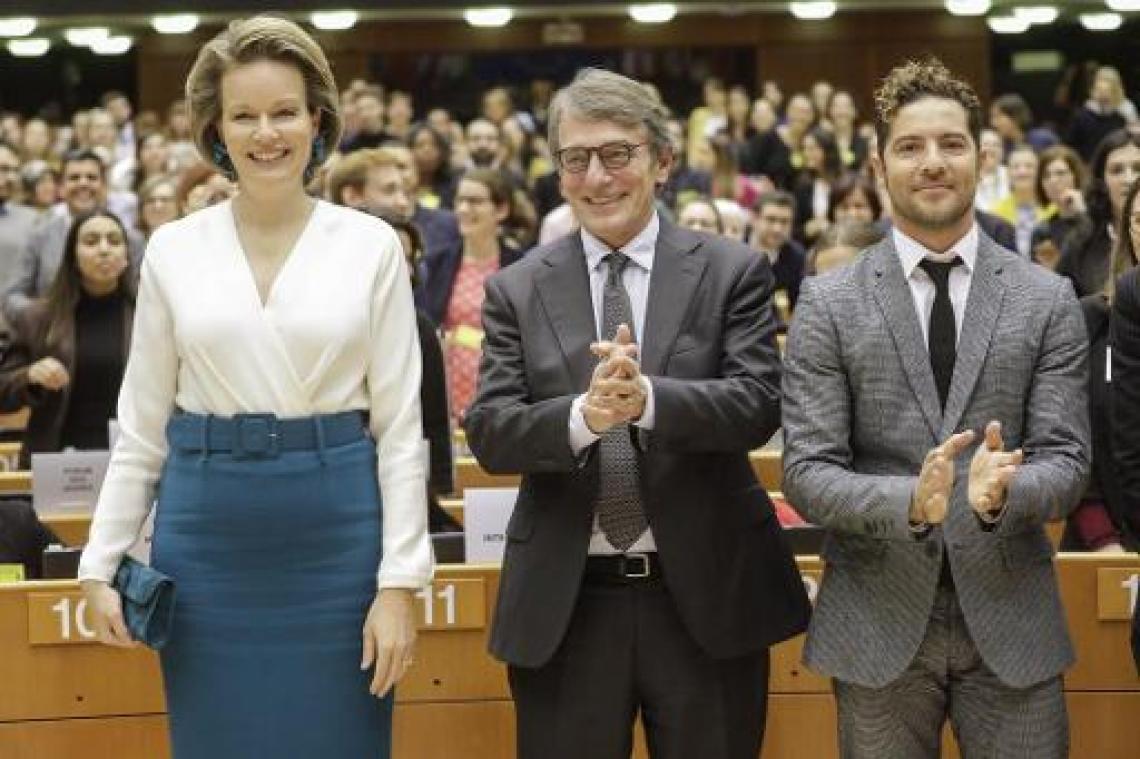 Koningin Mathilde opent conferentie over kinderrechten in Europees Parlement