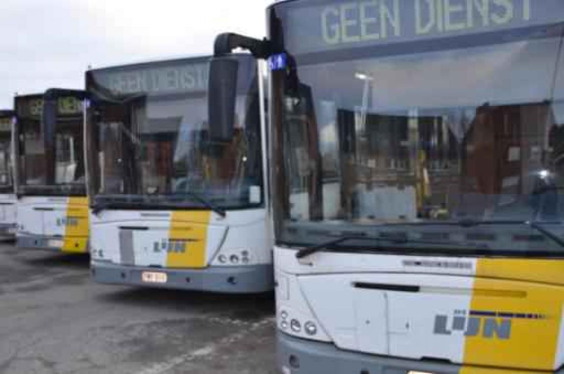 De Lijn waarschuwt voor "mogelijk" verstoorde dienstverlening woensdag