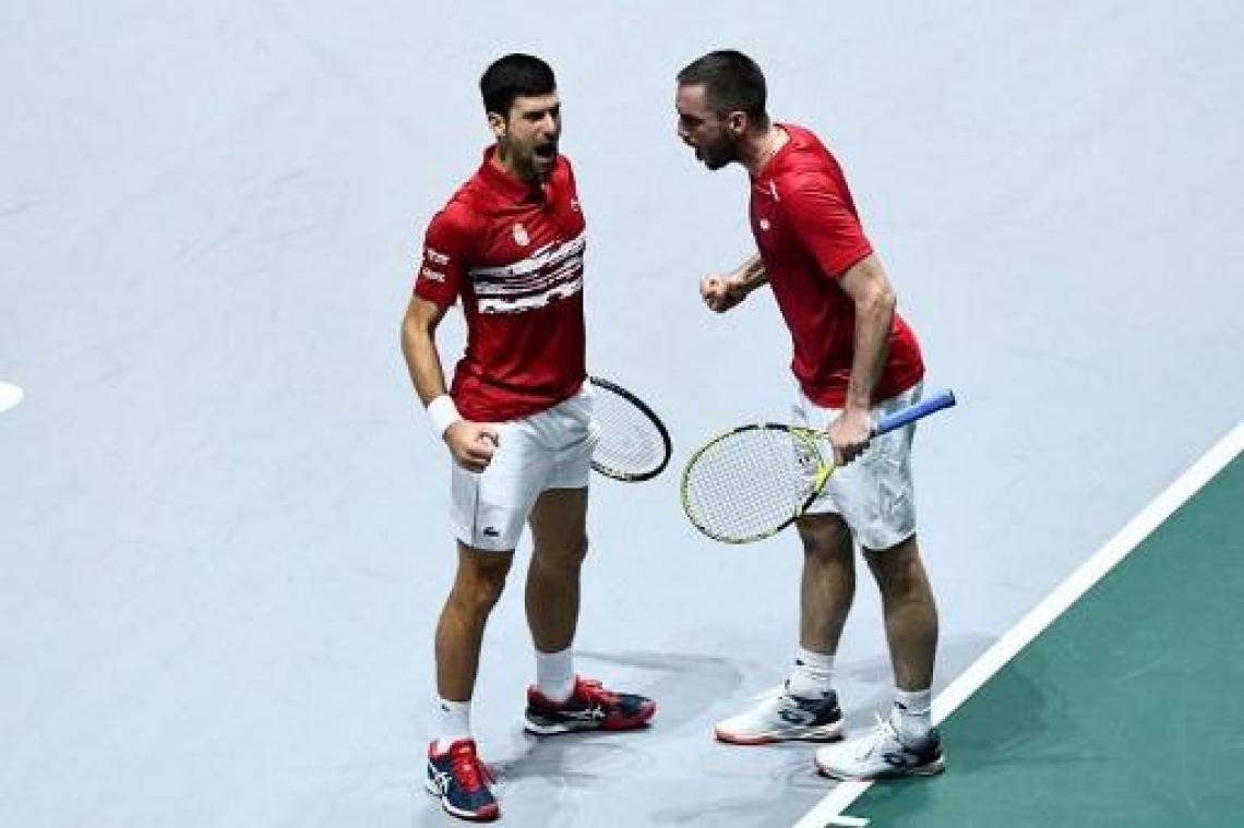 Rusland klopt het Servië van Djokovic en staat in de halve finales Davis Cup