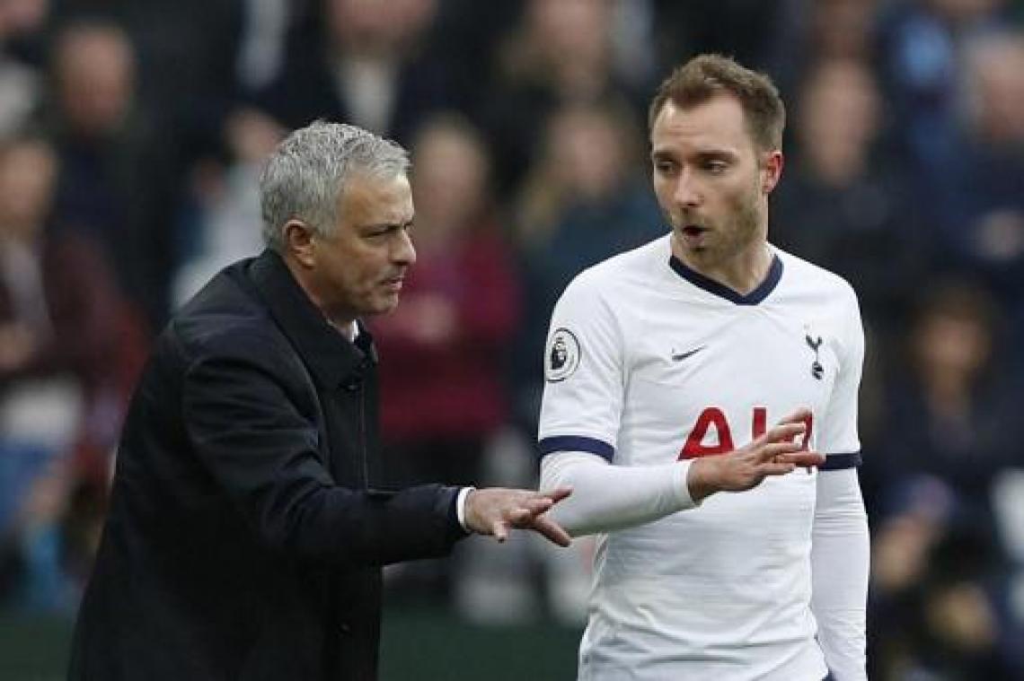 Mourinho debuteert als Tottenham-coach met 2-3 zege tegen West Ham United