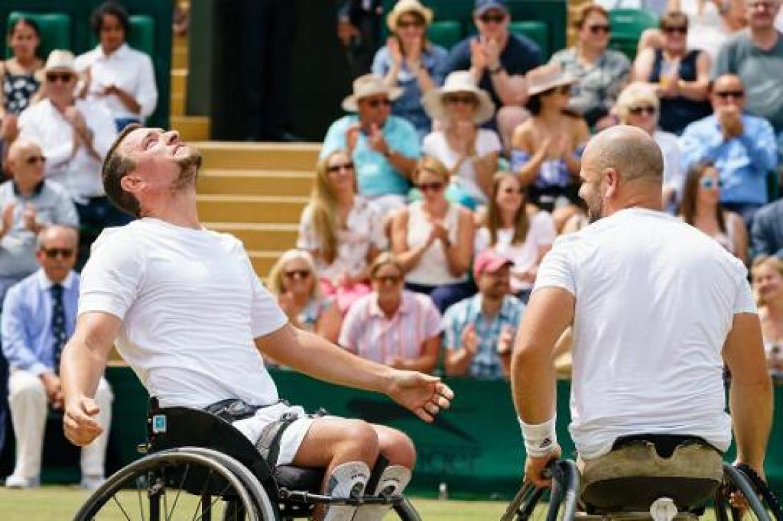 Masters rolstoeltennis - Joachim Gérard voorbij Jef Vandorpe naar finale dubbelspel