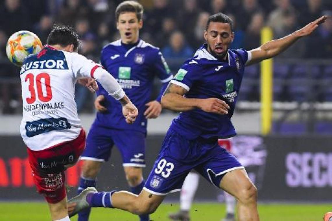 Jupiler Pro League - Anderlecht en Kortrijk komen niet tot scoren in povere pot voetbal