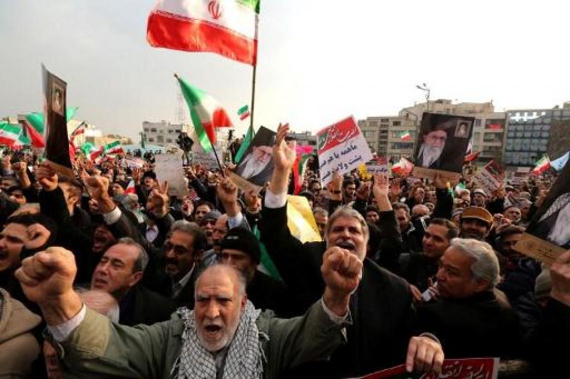 Acht mensen "met banden met CIA" gearresteerd tijdens onrust in Iran