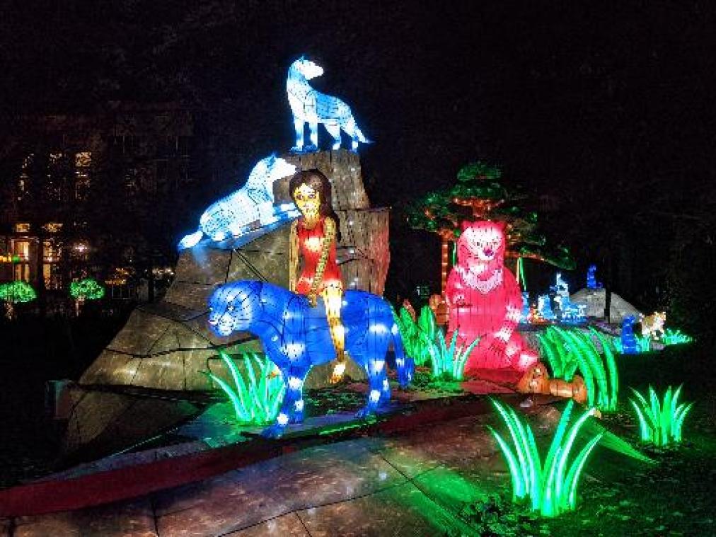 Jungle Book Light Festival van start in Antwerpse Zoo