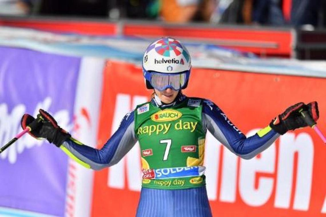 WB alpijnse ski - Italiaanse Marta Bassino heeft eerste wereldbekersucces beet