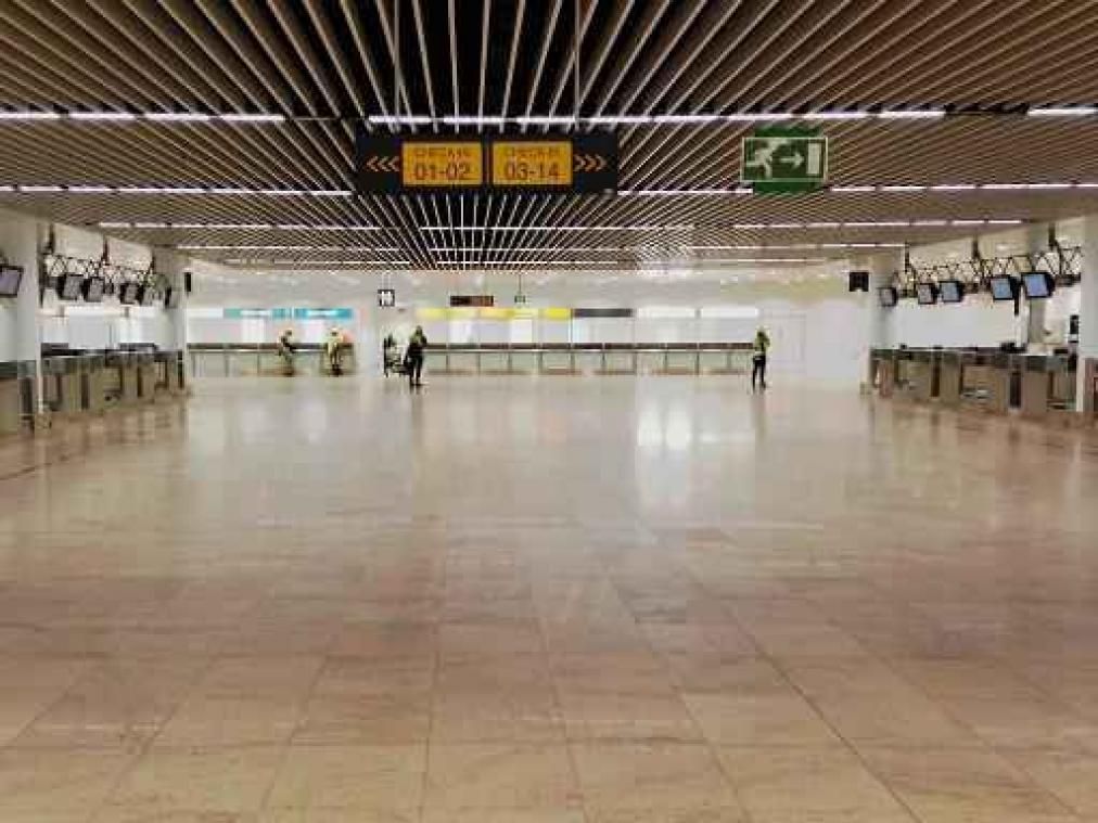 Vertrekhal Brussels Airport mogelijk begin volgende week open