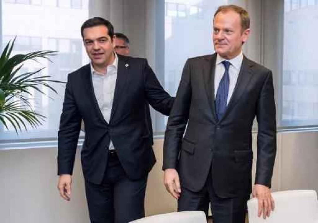 "Premier Tsipras wil Europese top over onderhandelingen met schuldeisers"