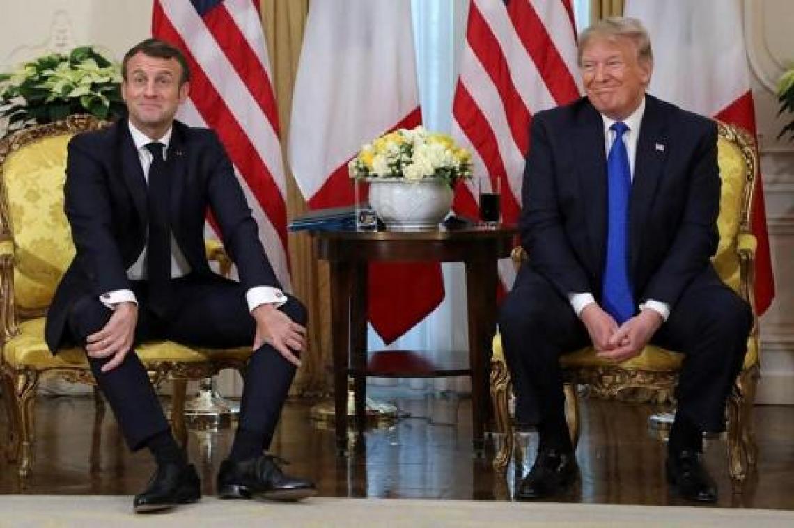 Trump en Macron klinken verzoenend rond invoerheffingen op Franse producten