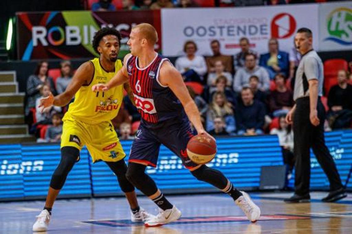 Champions League basket (m) - Oostende heeft twee verlengingen nodig om Polski Cukier Torun te kloppen