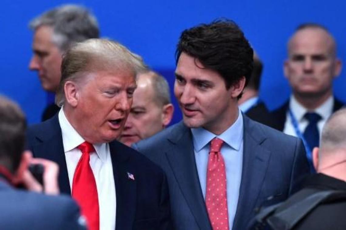 Donald Trump stuurt kat naar persconferentie NAVO-bijeenkomst in Londen