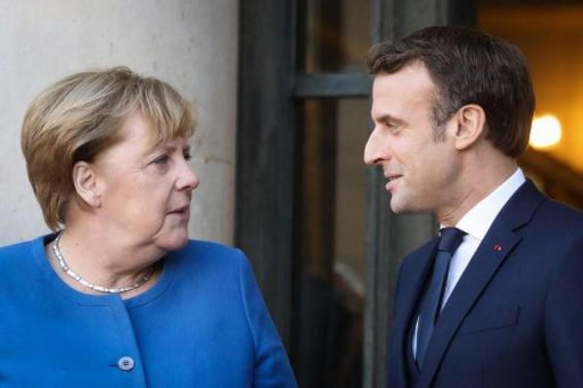 Macron ontvangt Poetin, Zelenski en Merkel in kader van Oekraïne-top