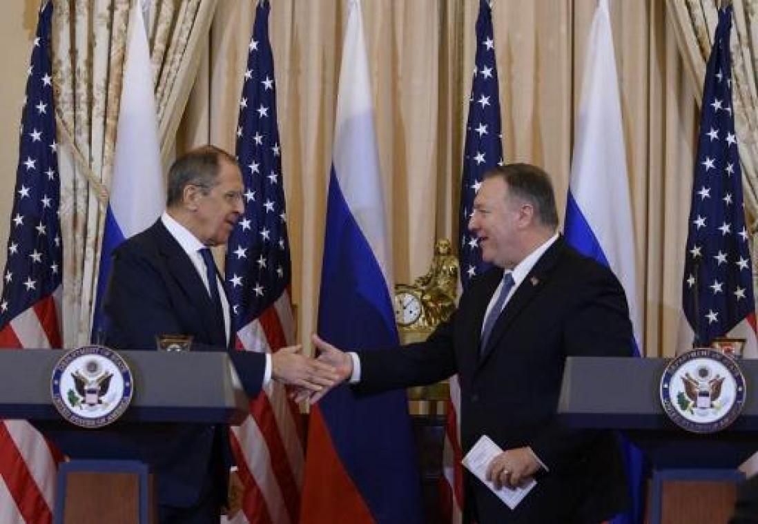 AMERIKAANSE PRESIDENTSVERKIEZINGEN 2020 - Pompeo waarschuwt Moskou voor "onaanvaardbare" inmenging bij verkiezingen