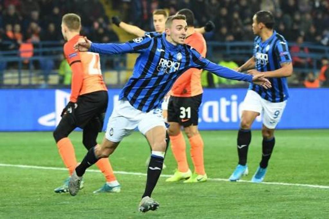 Castagne trapt debutant Atalanta naar achtste finales Champions League