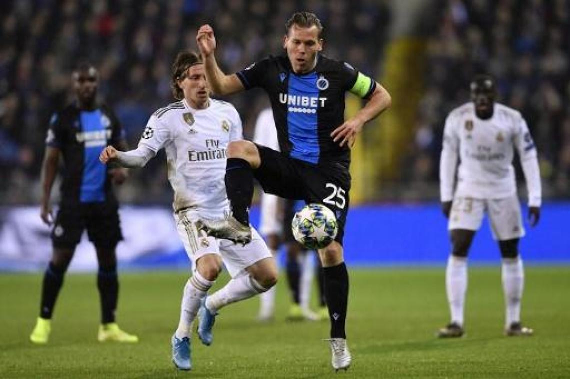 Champions League - Club Brugge overwintert in Europa League ondanks nederlaag tegen Real