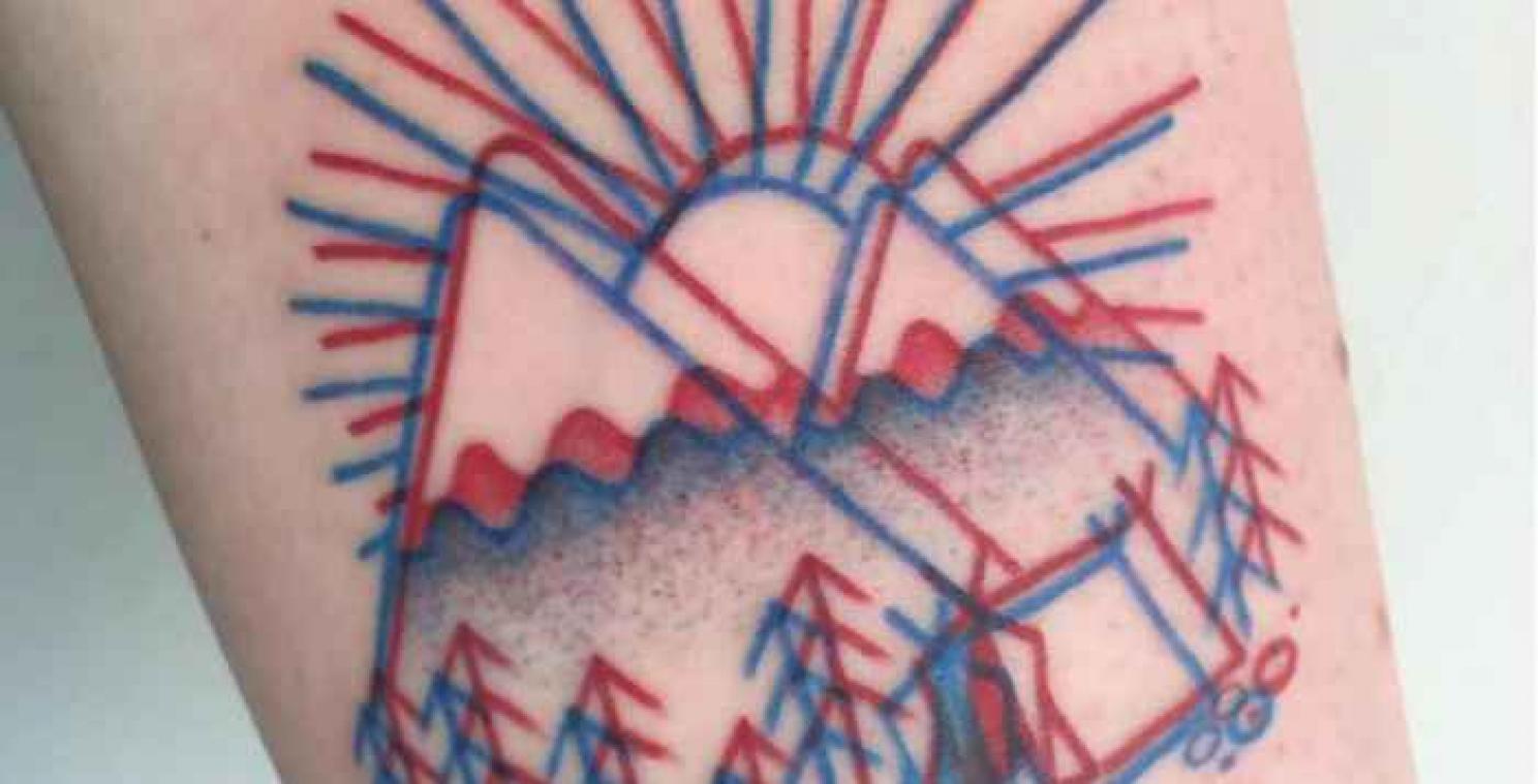 Amerikaanse artiest ontwerpt 3D-tatoeages