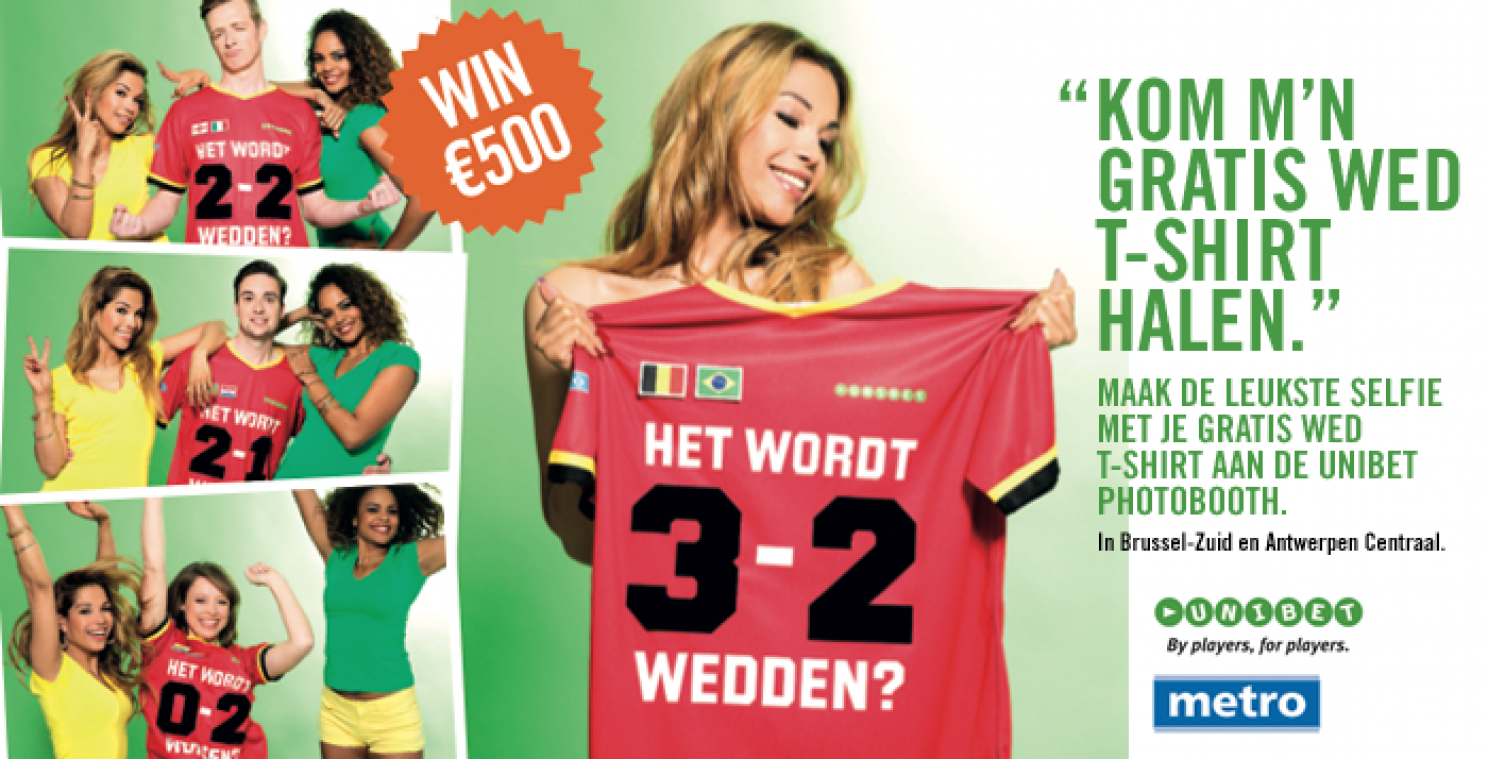Plak je pronostiek voor het WK op een T-shirt en maak kans op 500 euro
