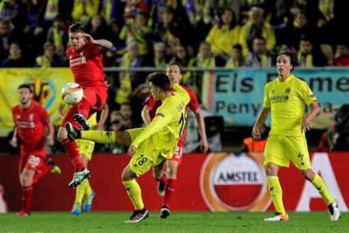 Europa League - Villarreal in slotminuten voorbij Liverpool, Sevilla verwerft goede uitgangspositie