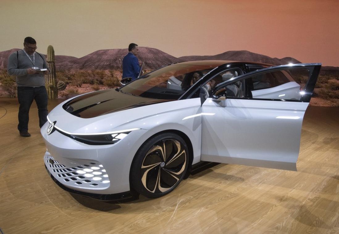 Merk Volkswagen investeert 11 miljard euro in elektrische auto's