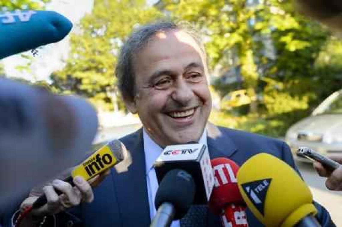 Michel Platini aangekomen bij TAS en klaar voor "nieuwe wedstrijd"