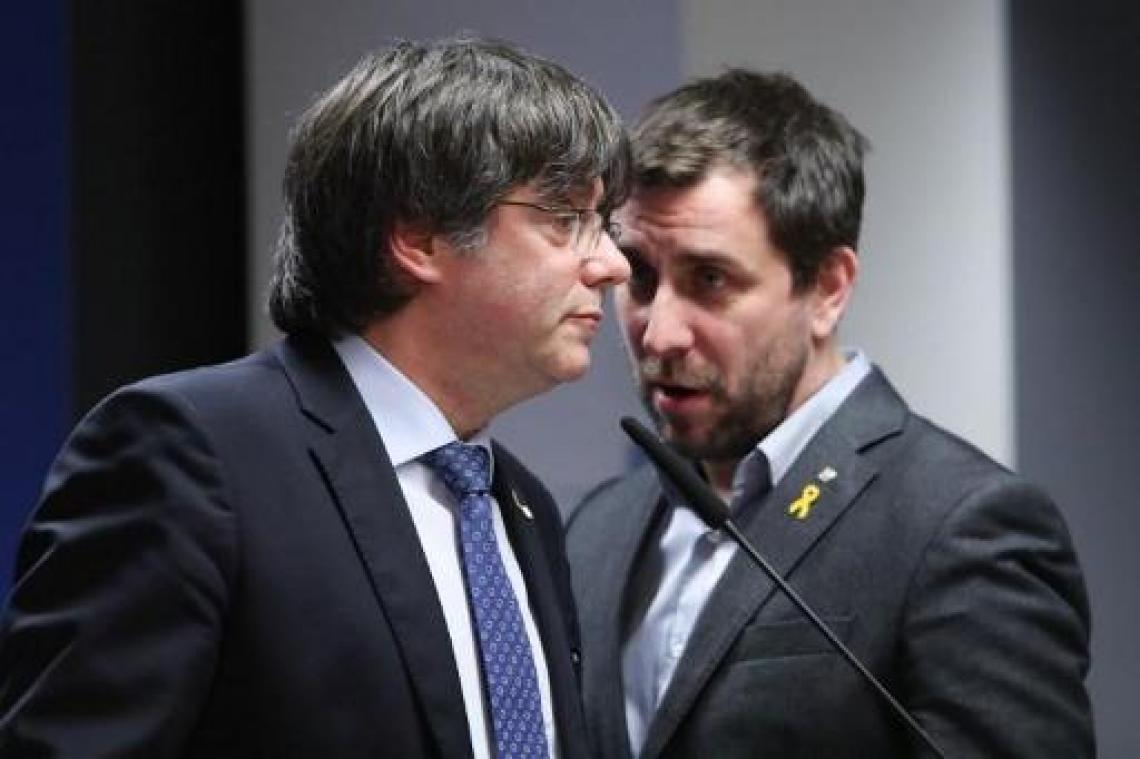 Europees Parlement geeft Puigdemont en Comin toegangsbadge