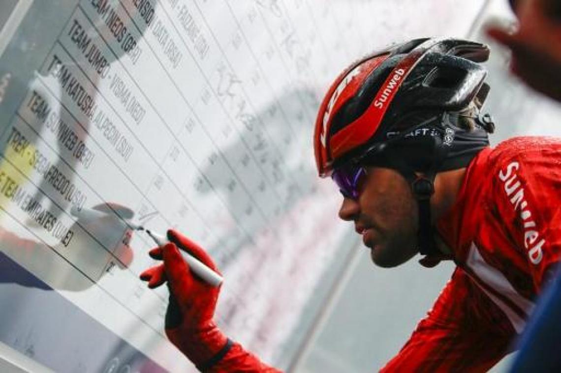 Geen Giro voor Tom Dumoulin