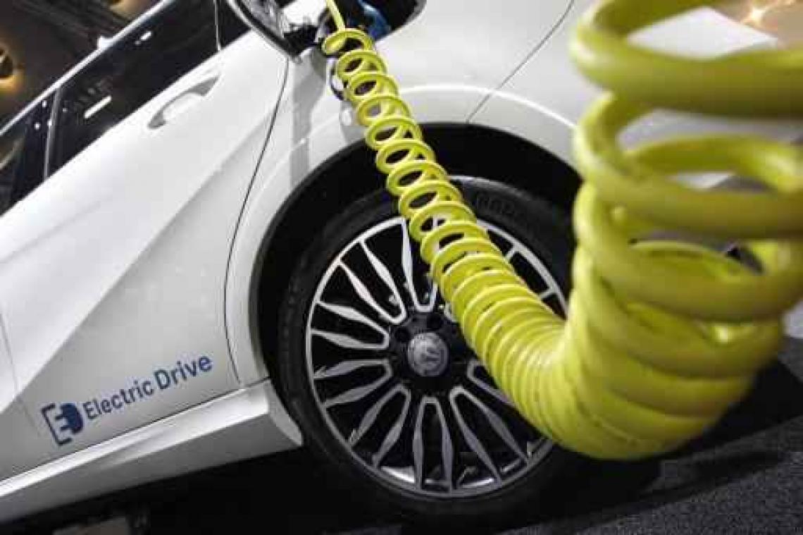 Verkoop elektrische wagens meer dan verdubbeld