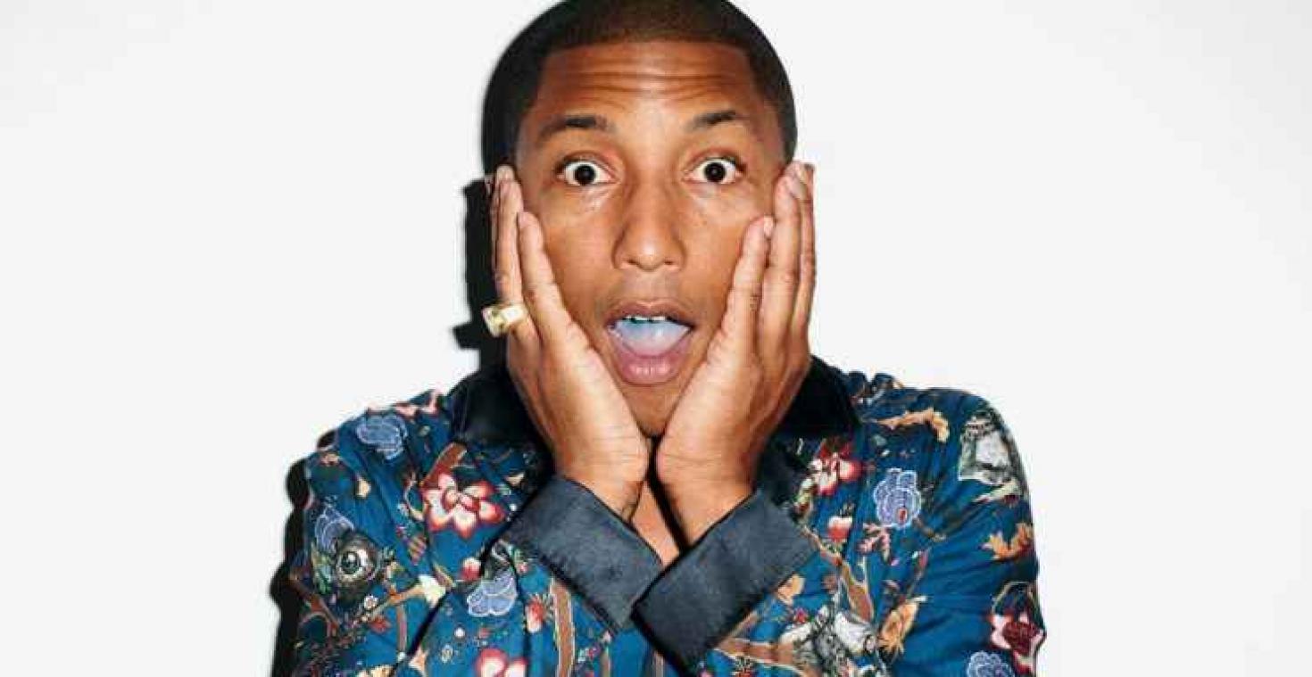 Pharrell Williams komt naar België op 24 september: Happy!