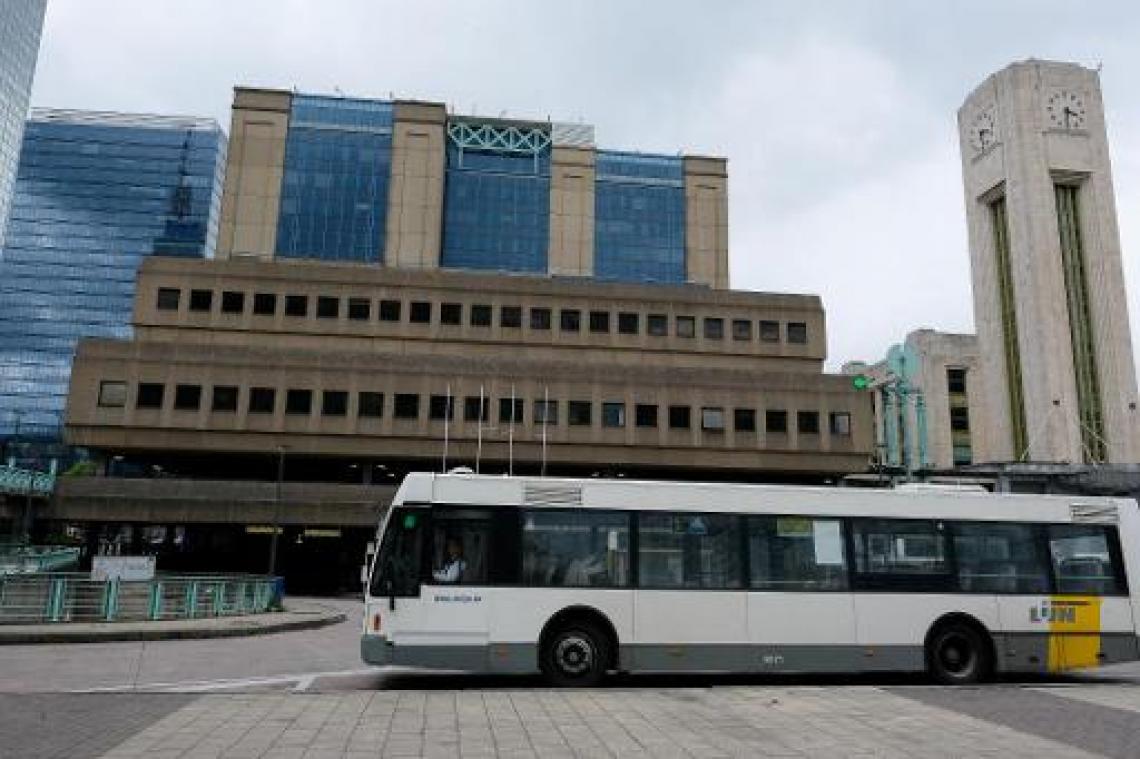 Nieuw tijdelijk busstation De Lijn aan Brussel Noord vanaf 6 januari in gebruik