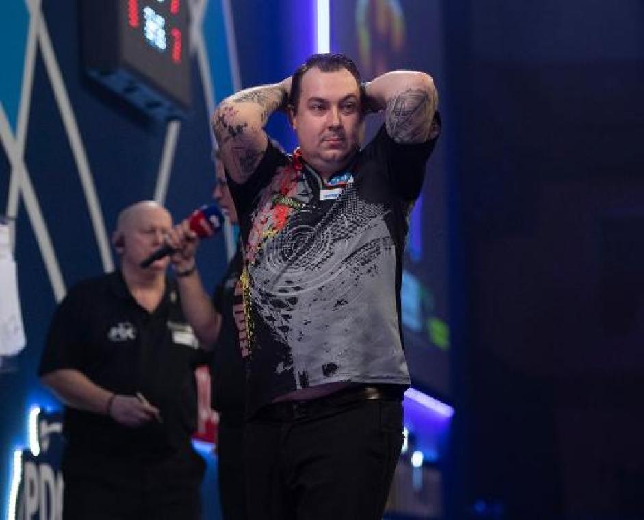 Kim Huybrechts strandt in achtste finales op PDC WK darts
