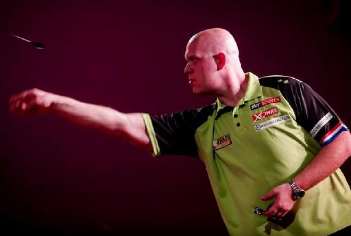 PDC WK darts - Nederlander Michael van Gerwen mag voor de vijfde keer naar WK-finale