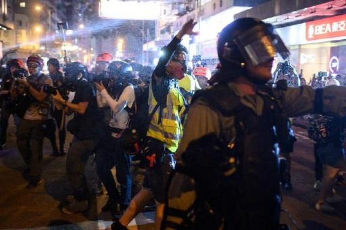 "Hongkong gebruikte buitensporig geweld tijdens nieuwjaarsbetoging"