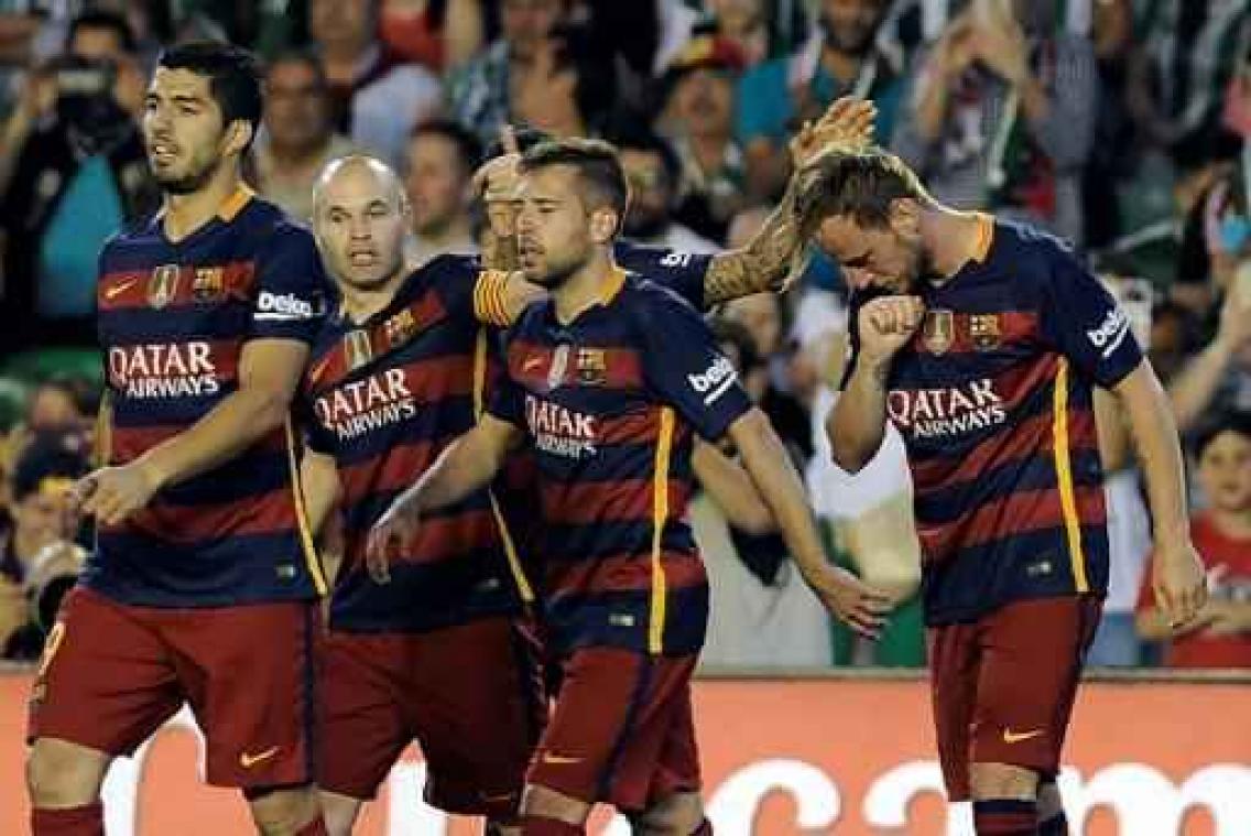 Belgen in het buitenland - Barcelona, Atletico en Real geven mekaar geen duimbreed toe