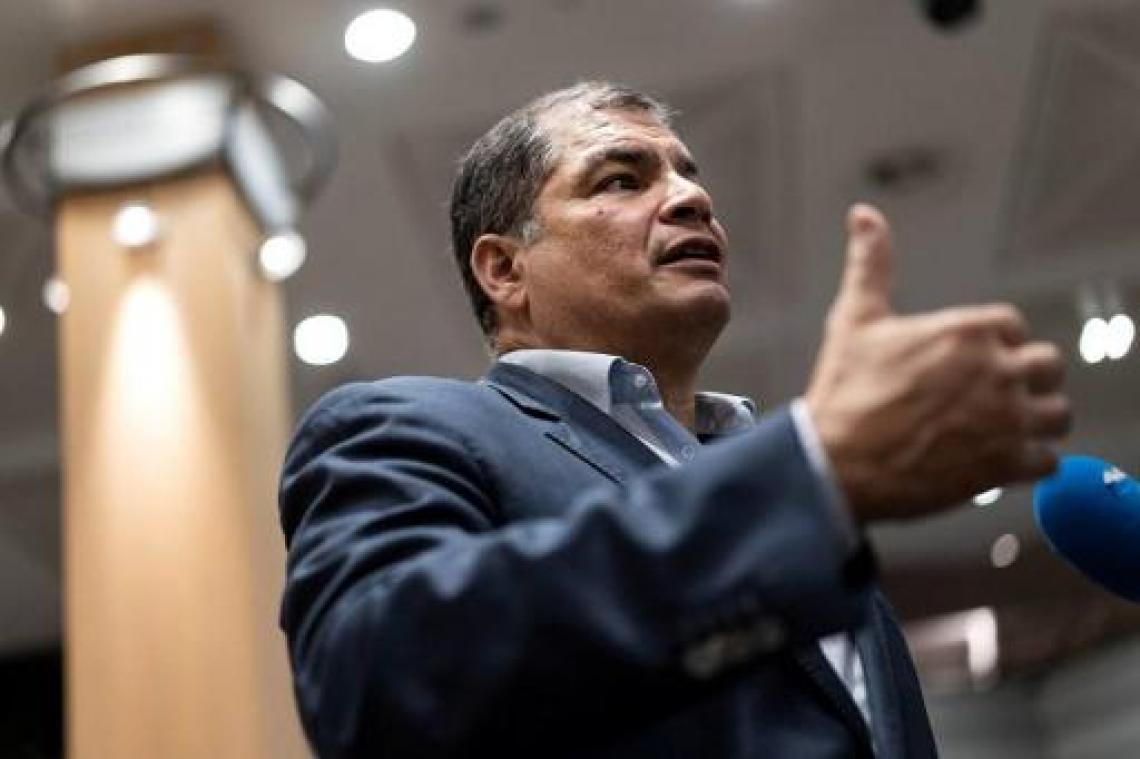 Ex-president van Ecuador, die in België woont, wordt bij verstek berecht voor corruptie