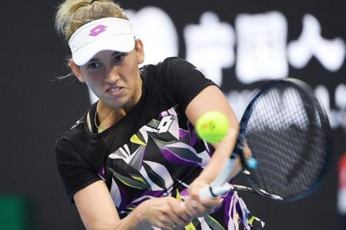 WTA Shenzhen - Elise Mertens opent seizoen tegen Lesia Tsurenko