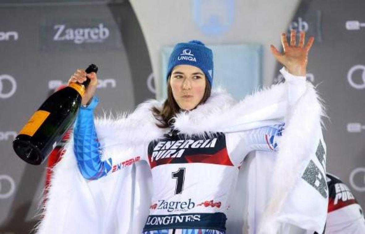 WB alpijnse ski - Petra Vlhova houdt Mikaela Shiffrin van nieuwe slalomzege in Zagreb