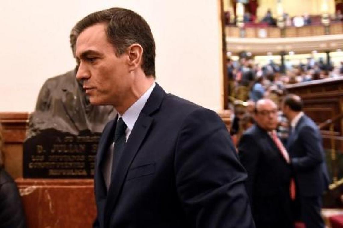 Pedro Sánchez verliest eerste vertrouwensstemming