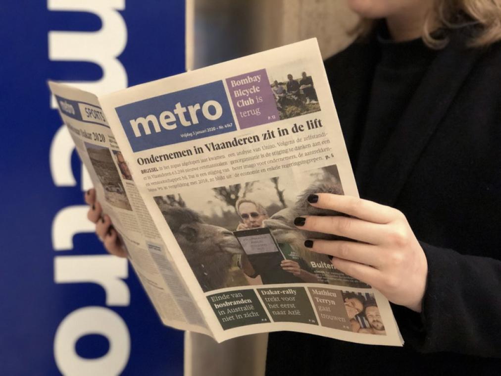 Metro viert 20ste verjaardag met nieuwe look