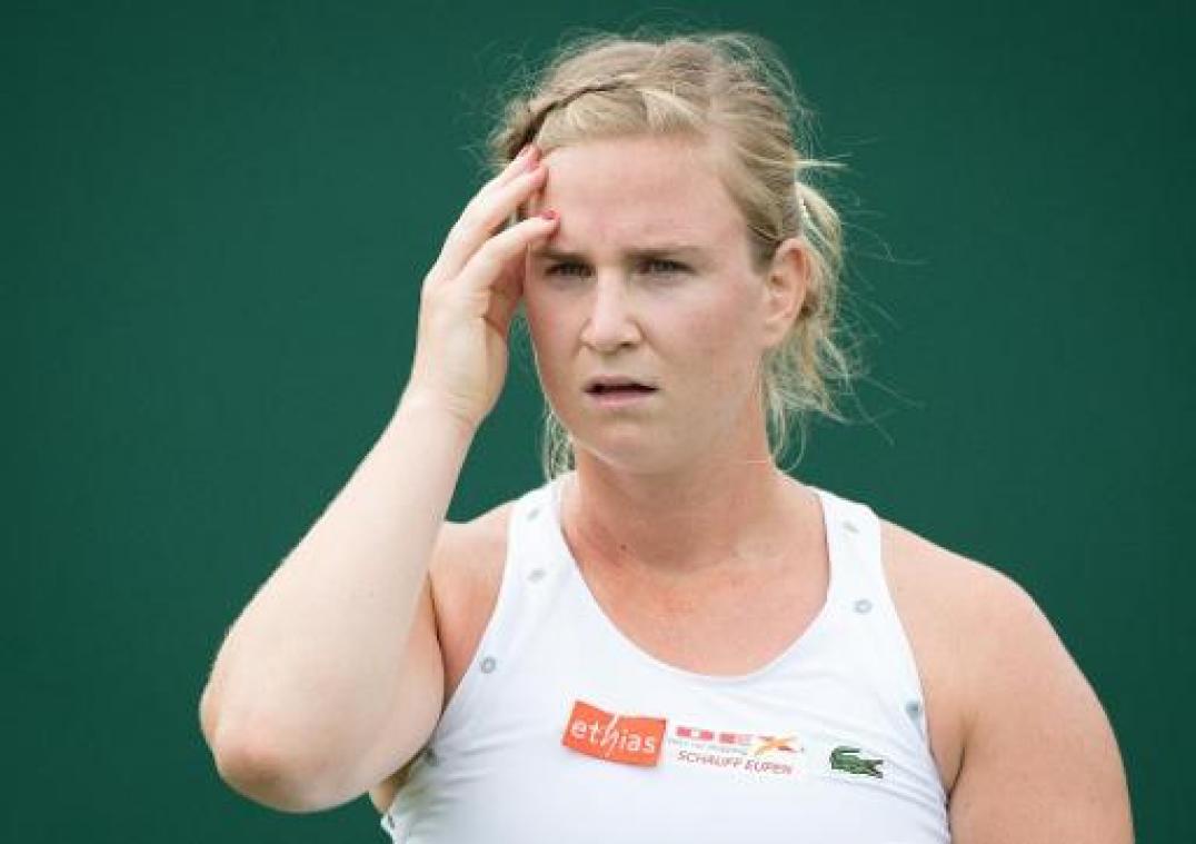 WTA Auckland - Ysaline Bonaventure legt de duimen tegen Cornet