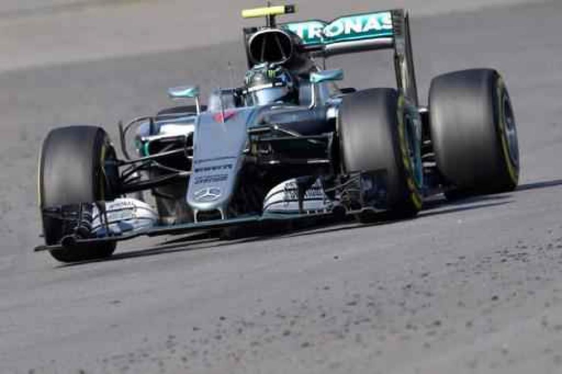 WK-leider Rosberg is opnieuw ongenaakbaar