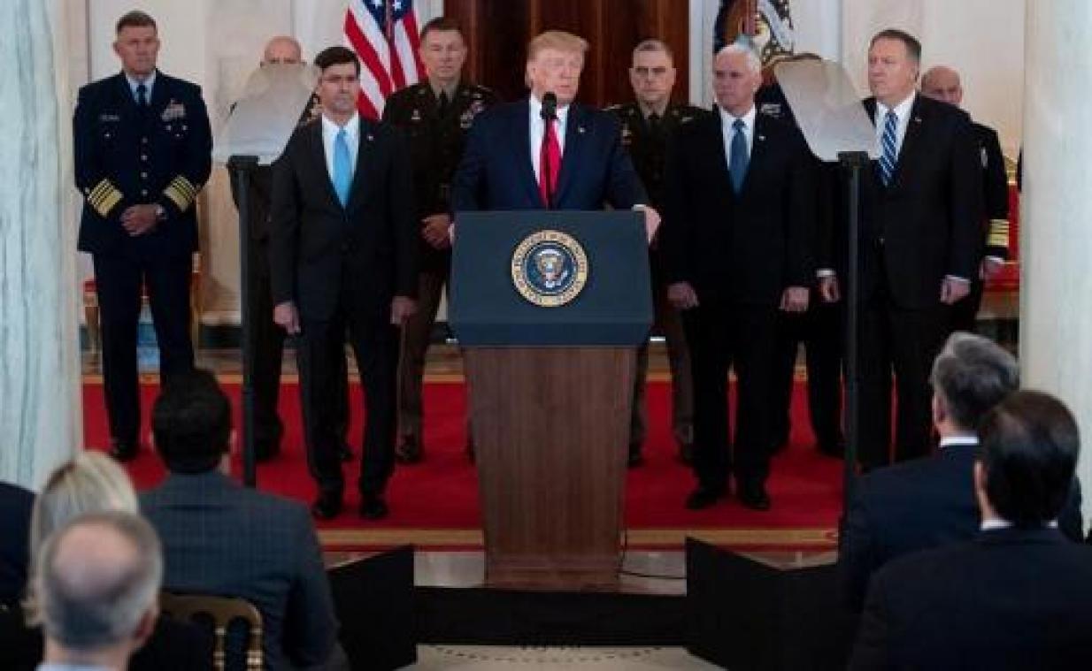VN zien de toespraak van Trump als een teken van de-escalatie