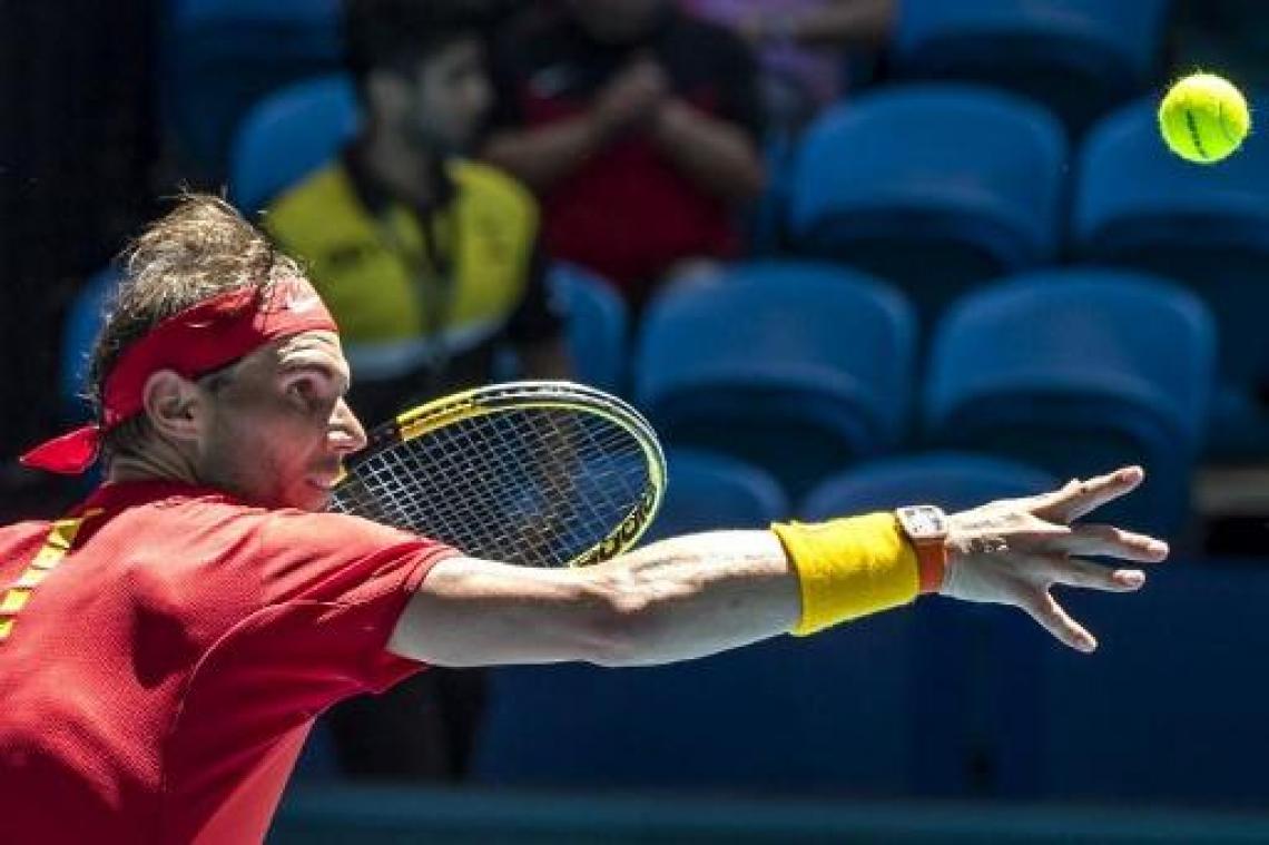 Spanje klopt Japan met 3-0: België stoot door op ATP Cup