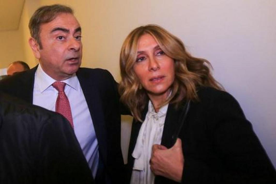 "Japan vraagt Interpol om opsporingsbevel vrouw Ghosn"