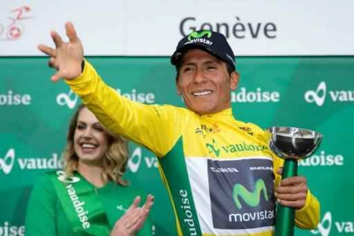 Ronde van Romandië - Nairo Quintana springt naar tweede plaats op WorldTour-ranking