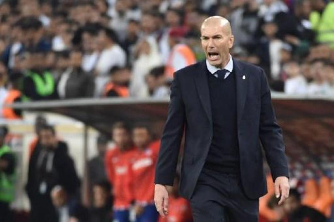 Zidane na gewonnen Supercup: "Felicitaties aan alle spelers, maar vooral aan Thibaut"