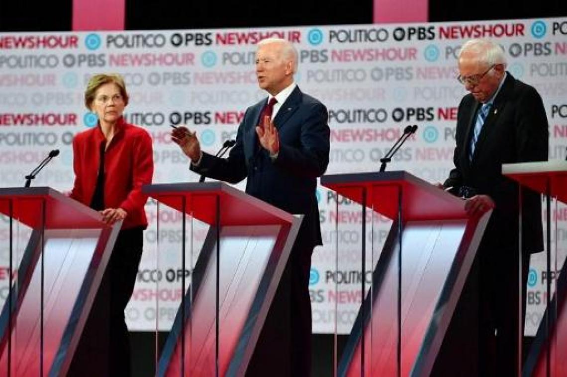 Vete tussen Sanders en Warren verder aangewakkerd tijdens laatste debat