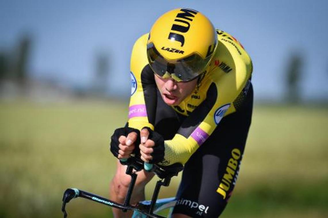 Wout van Aert en zijn tijdritfiets zijn "opnieuw beste vrienden"